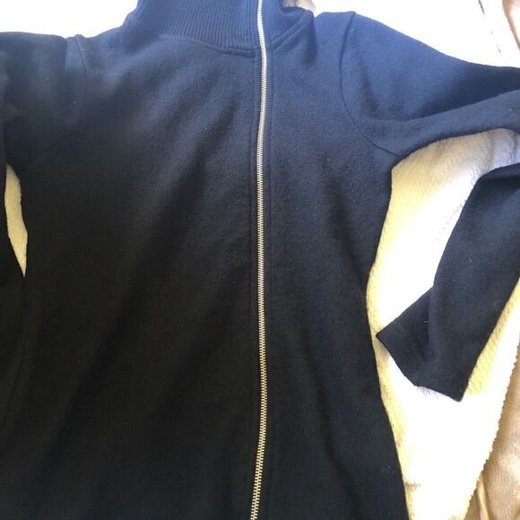 KUHL Prague Wool Asymmetrical Black Full Zip Jacket Size XS - Picture 11 of 11